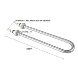 220V 2KW Stainless Steel Immersion Water Heater Electric Tube Heating Element - Extra Image