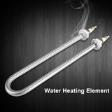 220V 2KW Stainless Steel Immersion Water Heater Electric Tube Heating Element - Extra Image