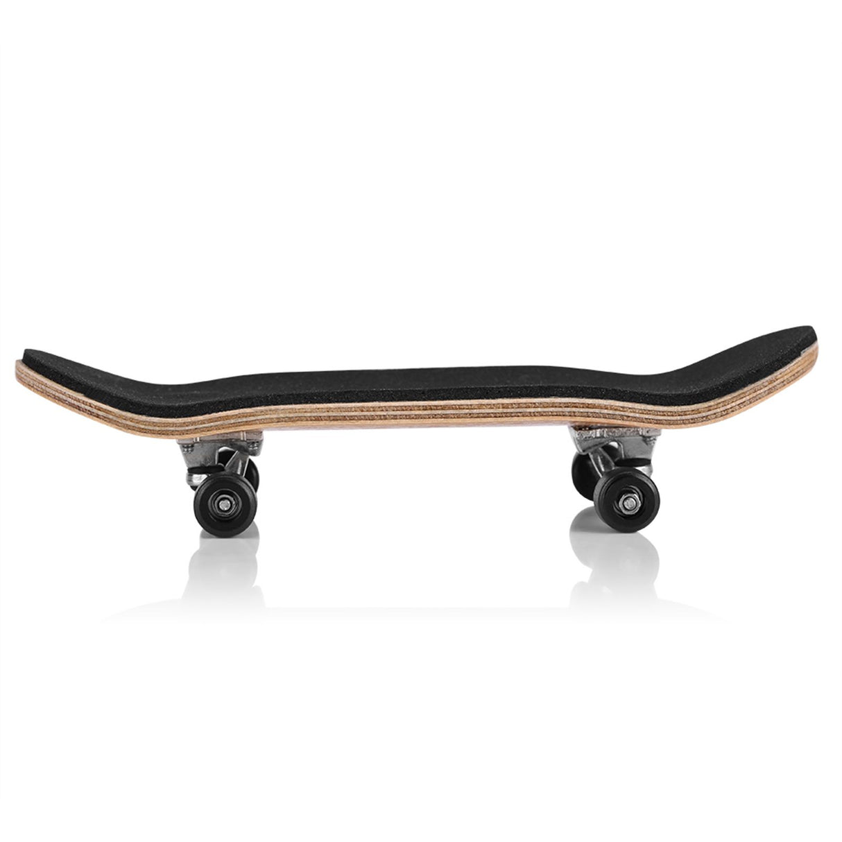1Pc Maple Wooden Alloy Fingerboard Finger Skateboards With Box Reduce Pressure Gifts Black