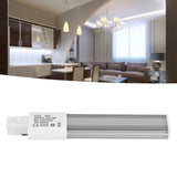 6W 2-Pin LED Compact Lamp Horizontal Recessed Tube Light Bulb Lighting Fixtures G23 Warm White
