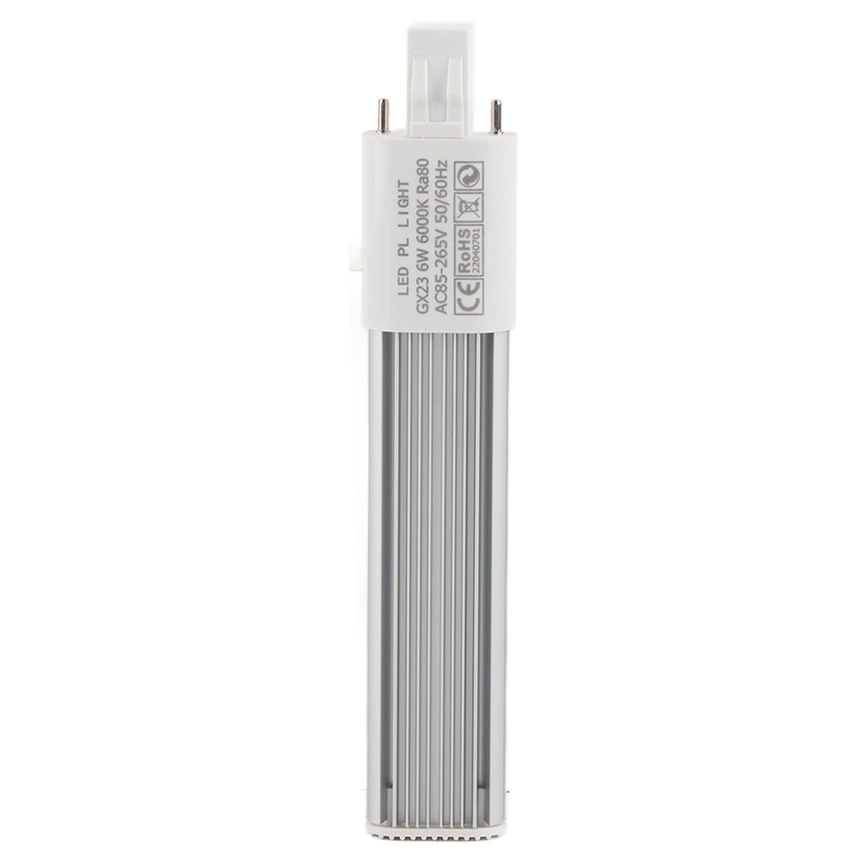 6W 2-Pin LED Compact Lamp Horizontal Recessed Tube Light Bulb Lighting Fixtures GX23 Cool White