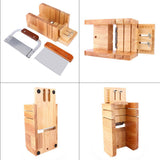 DIY Handmade Soap Tool Set Wooden Soap Loaf Mold Cutter Knife Soap Making Supplies - Extra Image