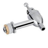 Copper Faucet Tap Wine Beer Barrel Beverage Drink Dispenser Replacement Spigot Chrome(1.2 cm) - Top-Down View