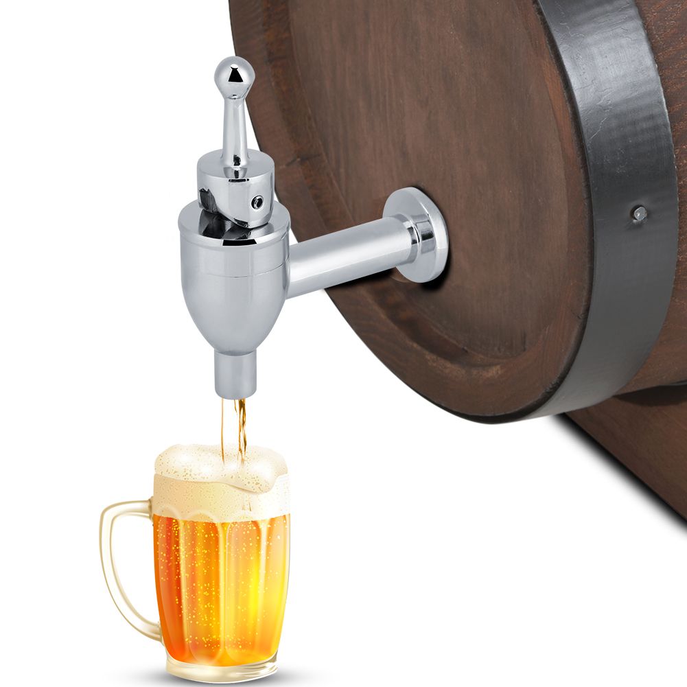 Copper Faucet Tap Wine Beer Barrel Beverage Drink Dispenser Replacement Spigot Chrome(1.2 cm)