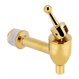 Copper Faucet Tap Wine Beer Barrel Beverage Drink Dispenser Replacement Spigot Golden(1.2 cm) - Side View