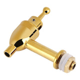 Copper Faucet Tap Wine Beer Barrel Beverage Drink Dispenser Replacement Spigot Golden(1.2 cm) - Top-Down View