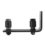 Carbon Steel Adjustable Wall Mount Sliding Barn Door Bottom Floor Guide Hardware - Side View