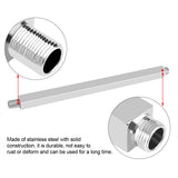 Stainless Steel Wall Mounted Shower Extension Arm Stretching Rain Showering Head