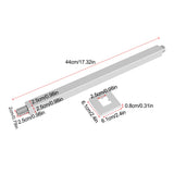 Stainless Steel Wall Mounted Shower Extension Arm Stretching Rain Showering Head