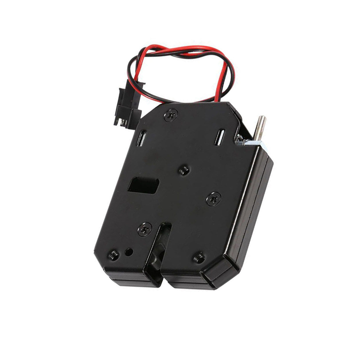 DC 12V 2A Electromagnetic Electric Control Cabinet Drawer Lockers Lock Latch Carbon Steel Black