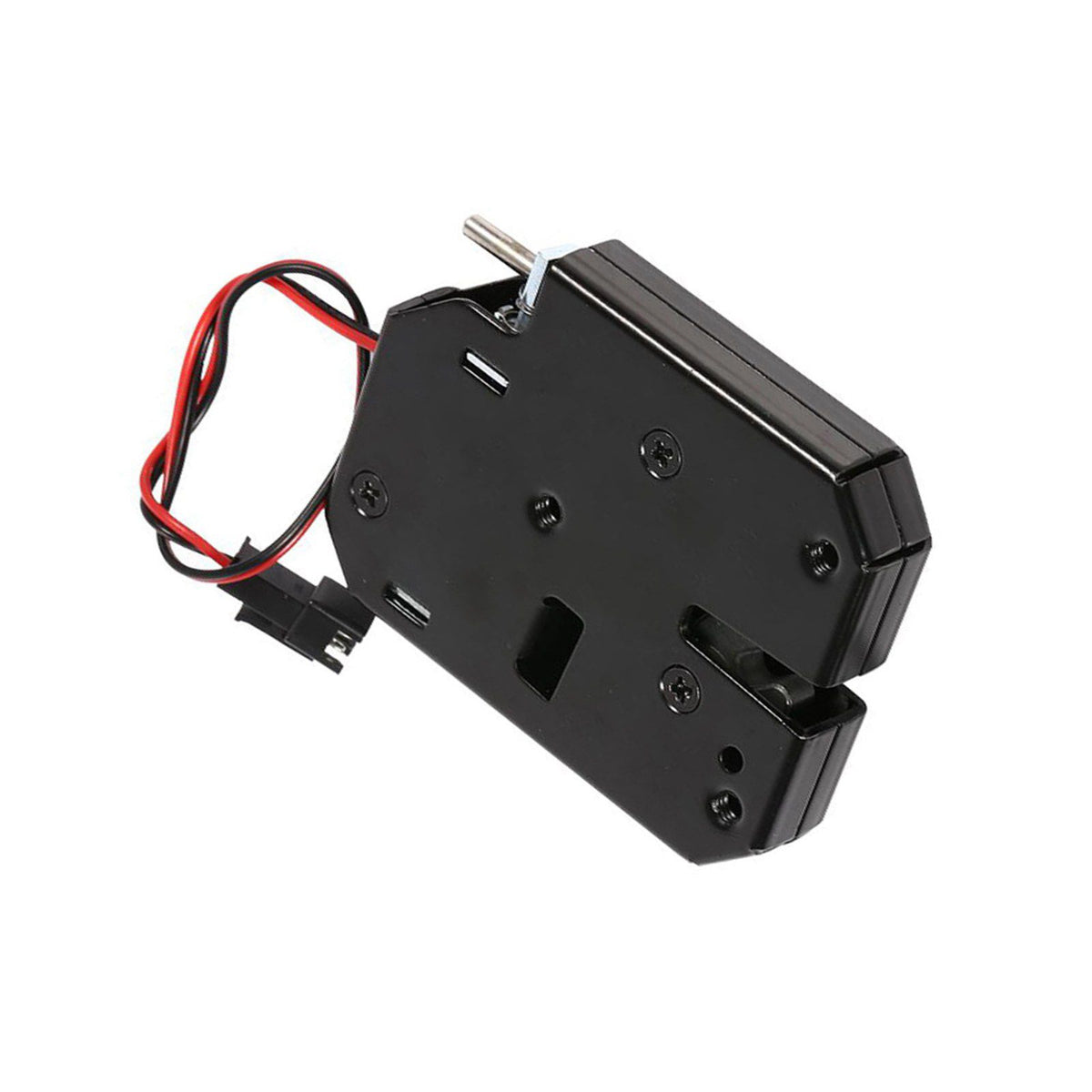 DC 12V 2A Electromagnetic Electric Control Cabinet Drawer Lockers Lock Latch Carbon Steel Black
