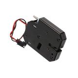 DC 12V 2A Electromagnetic Electric Control Cabinet Drawer Lockers Lock Latch Carbon Steel Black