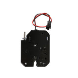 DC 12V 2A Electromagnetic Electric Control Cabinet Drawer Lockers Lock Latch Carbon Steel Black