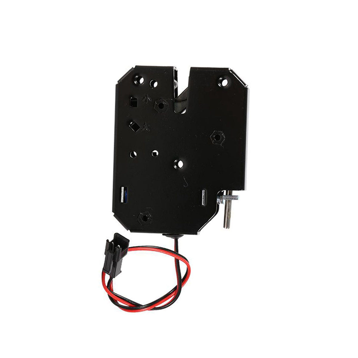DC 12V 2A Electromagnetic Electric Control Cabinet Drawer Lockers Lock Latch Carbon Steel Black