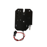 DC 12V 2A Electromagnetic Electric Control Cabinet Drawer Lockers Lock Latch Carbon Steel Black - Extra Image