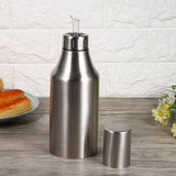 Practical Stainless Steel Oil Pot Can Drizzling Vinegar Dispenser Kitchen Supplies(1000ml)