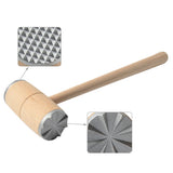 Two Sides Wood Meat Hammer Mallet Pounder for Tenderizing Steak Beef Practical Kitchen Tool