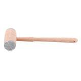 Two Sides Wood Meat Hammer Mallet Pounder for Tenderizing Steak Beef Practical Kitchen Tool