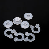 4Pcs Bed Duvet Quilt Cover Clips Fasteners Bedroom Bedding Quilts Fixing Holder Gripper Plastic - Front View