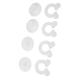 4Pcs Bed Duvet Quilt Cover Clips Fasteners Bedroom Bedding Quilts Fixing Holder Gripper Plastic