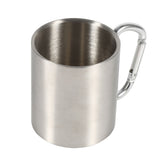 Stainless Steel Portable Mug Travel Camping Hiking Outdoor Sports Water Cups With Handle