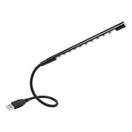 5V Flexible Mini USB LED Reading Light Lamp Flashlight For Laptop PC Computer Keyboard Black