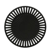 BBQ Grill Rack Barbeque Kitchen Barbecue Pan Indoor Outdoor Nonstick Roasting Trays Tool - Close-Up Angle