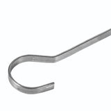 10PCS BBQ Barbecue Grilling Cooking Long Stainless Steel Kabob Kebab Flat Skewers Needle New