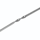 10PCS BBQ Barbecue Grilling Cooking Long Stainless Steel Kabob Kebab Flat Skewers Needle New - 45-Degree Angle