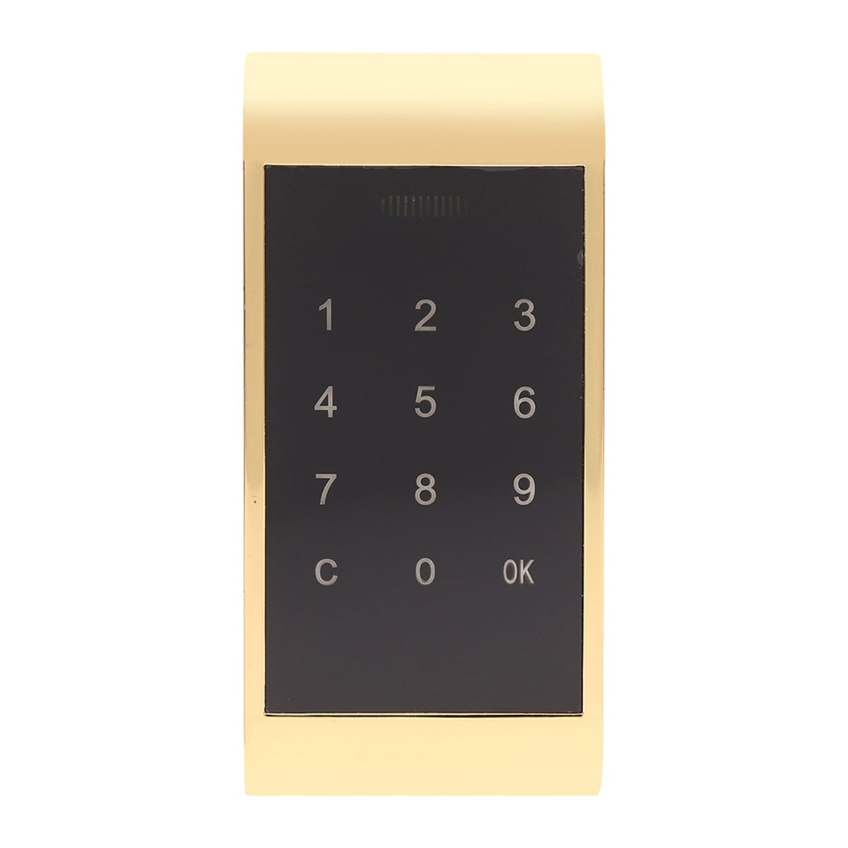 Touch Keypad Password Key Access Lock Digital Electronic Security Cabinet Coded Locker(Gold)