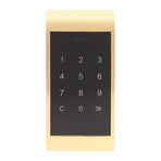 Touch Keypad Password Key Access Lock Digital Electronic Security Cabinet Coded Locker(Gold)