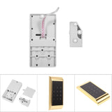 Touch Keypad Password Key Access Lock Digital Electronic Security Cabinet Coded Locker(Gold)
