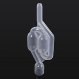 Plastic One Way Exhaust Check Valve Water Sealed Valves for Home Brew Wine Fermentation - Rear View