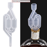 Plastic One Way Exhaust Check Valve Water Sealed Valves for Home Brew Wine Fermentation
