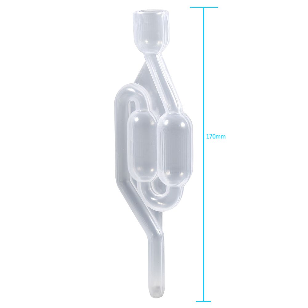 Plastic One Way Exhaust Check Valve Water Sealed Valves for Home Brew Wine Fermentation