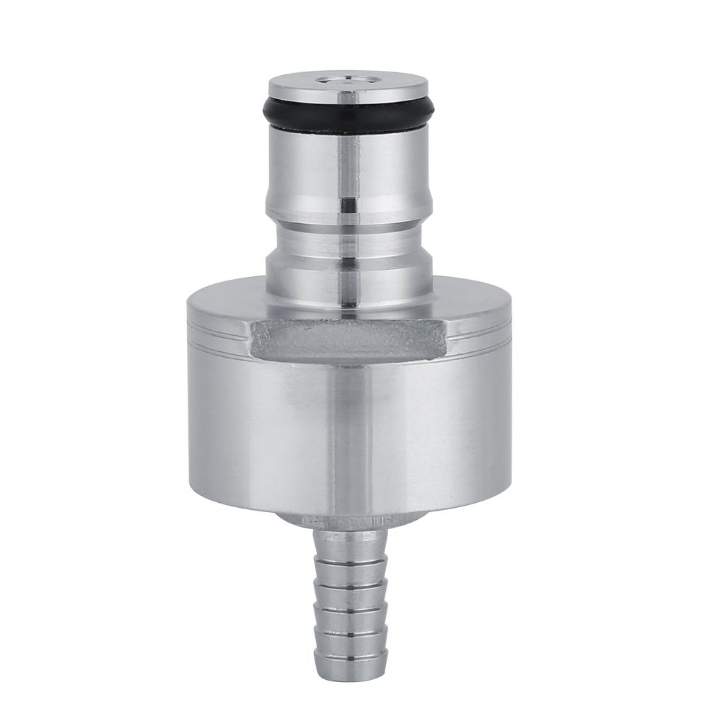 Homebrew Stainless Carbonation Cap Carbonator with Liquid Ball Lock Disconnect 1/4" Barb Hot