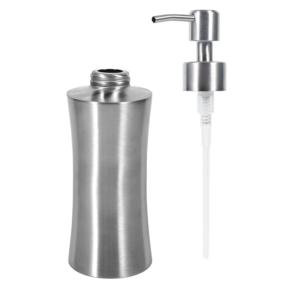 304 Stainless Steel Bathroom Shower Pump Lotion Dispenser Liquid Bottle (250ml)