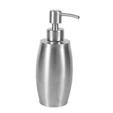 1pc 304 Stainless Steel Bathroom Shampoo Shower Pump Lotion Dispenser Liquid Bottle 350ml - Front View
