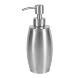 1pc 304 Stainless Steel Bathroom Shampoo Shower Pump Lotion Dispenser Liquid Bottle 350ml