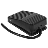 220V / 380V Electrical Power Plastic Foot Pedal Switch On Off Control Black Color 10cm Cord - Side View