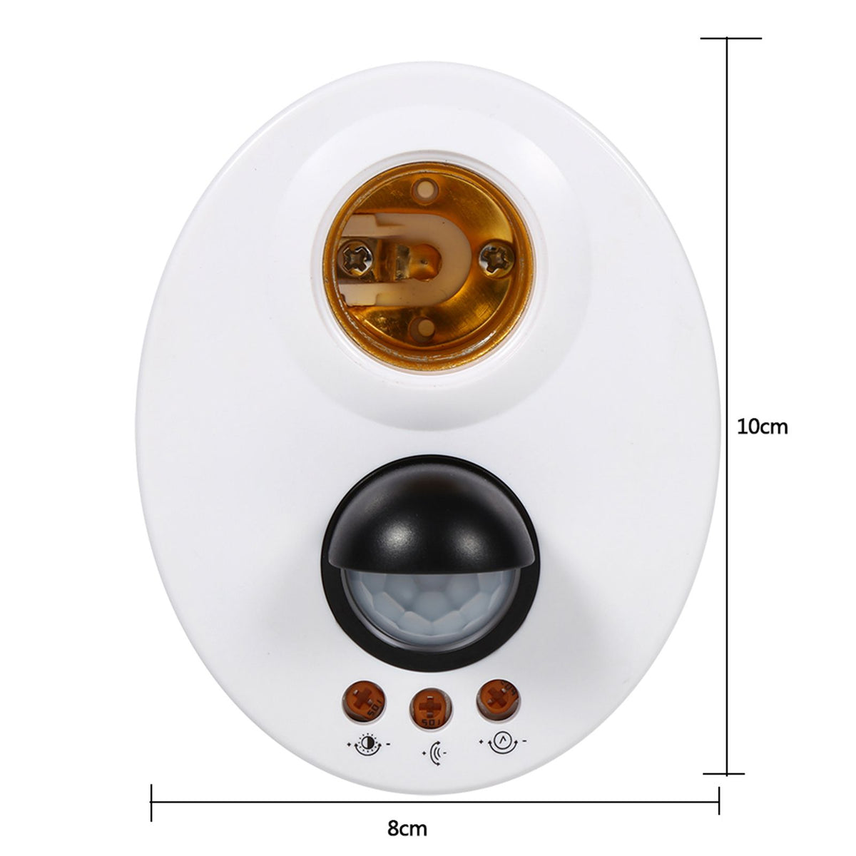 E27 110-250V Human Body Induction Automatic IR Infrared Sensor Light Socket Base Lamp Holder