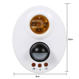 E27 110-250V Human Body Induction Automatic IR Infrared Sensor Light Socket Base Lamp Holder