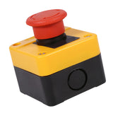 1Pc 660V 10A Plastic Shell Red Sign Emergency Stop Mushroom Push Button Switch New