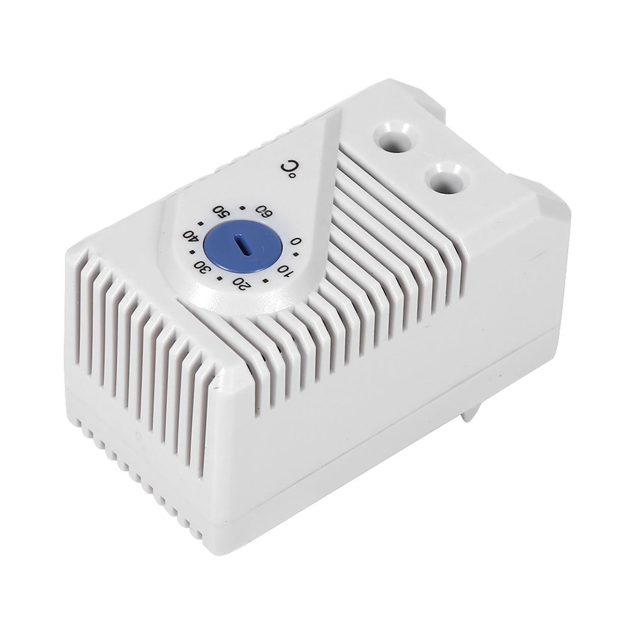 1Pc 0-60℃ Adjustable Electric Mechanical Thermostat Temperature Controller Switch (Blue Button)