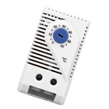 1Pc 0-60℃ Adjustable Electric Mechanical Thermostat Temperature Controller Switch (Blue Button)