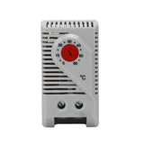 1Pc 0-60℃ Adjustable Compact Electric Mechanical Thermostat Temperature Controller Switch New - Top-Down View