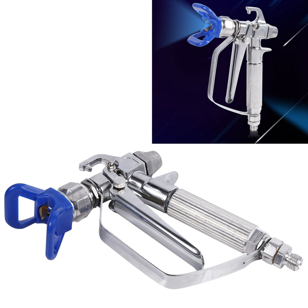 New Stainless Steel High Pressure Airless Paint Spray Gun Car Body Coating Sprayer Machine