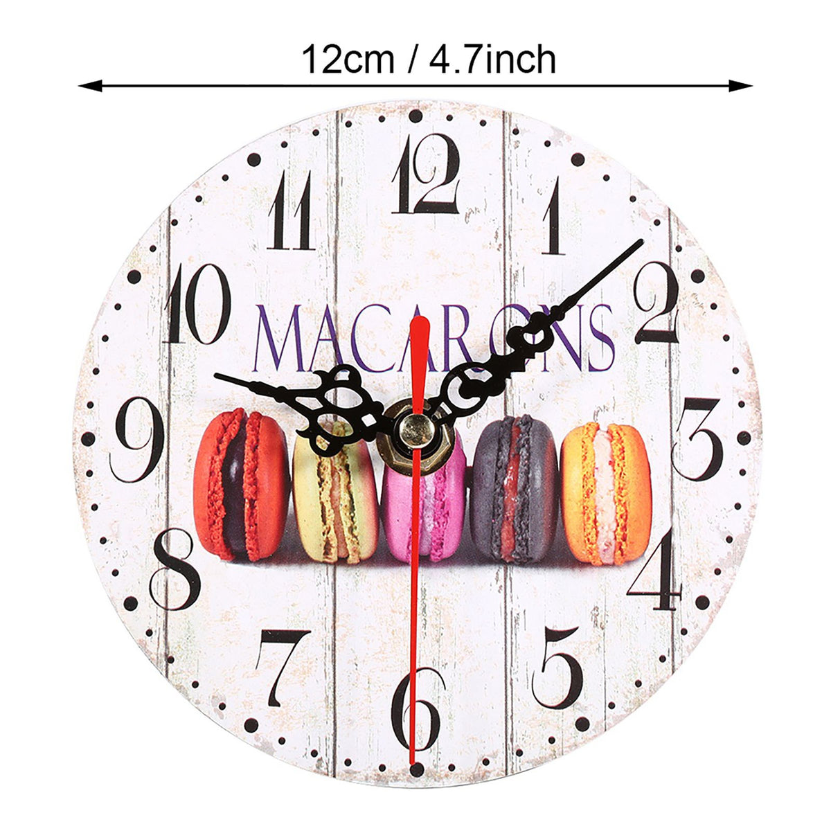 1Pc Artistic Creative European Style Round Antique MDF Home Office Wall Clock Decoration #6