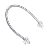1Pc 40cm Long Door Loop With Triangle Ends For Exposed Mortise Mounting Protect Wire Cable - Side View
