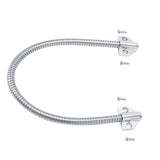 1Pc 40cm Long Door Loop With Triangle Ends For Exposed Mortise Mounting Protect Wire Cable